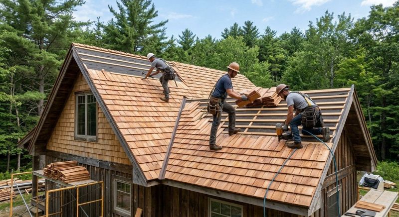 Wood Roofing Installation in Annandale, VA