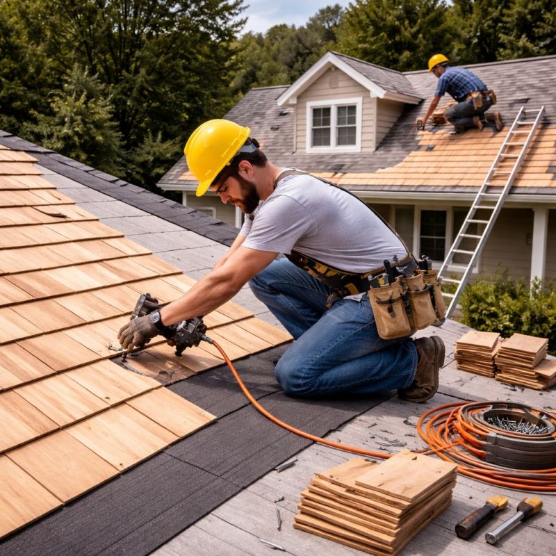 Wood Roofing Installation in Fauquier County, VA