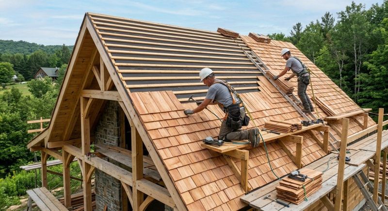 Wood Roofing Installation in Herndon, VA