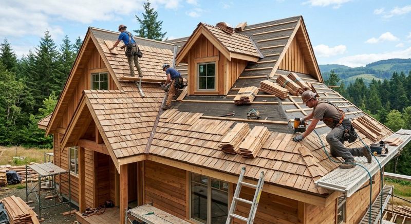Wood Roofing Installation in Middleburg, VA