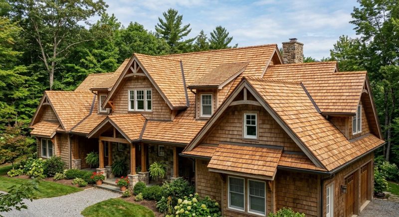 Wood Roofing Installation in Potomac, MD