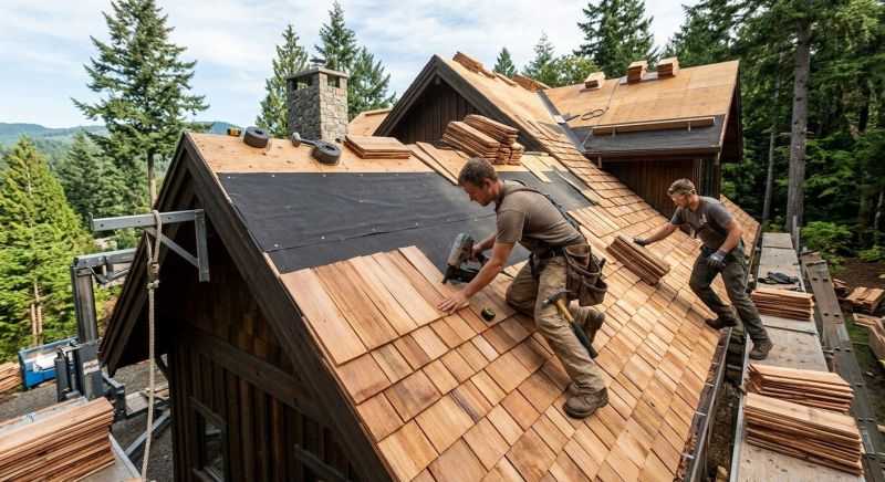 Wood Roofing Installation in Prince William County, VA