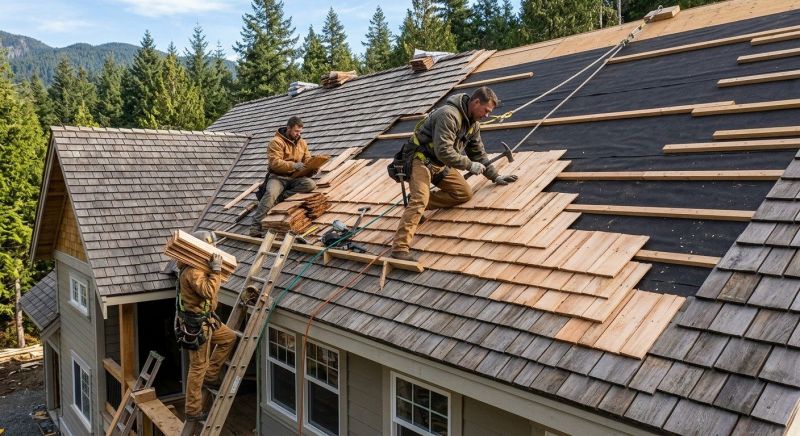 Wood Roofing Installation in Purcellville, VA