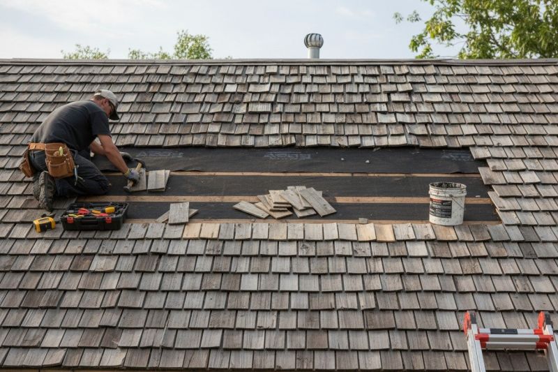 Wood Shake Roof Repair in Leesburg, VA