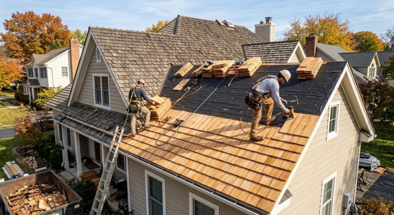 Wood Shake Roof Replacement in Upperville, VA