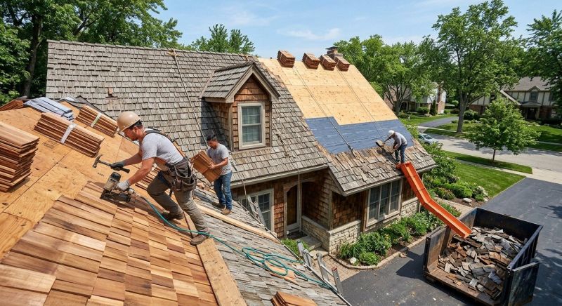 Wood Shingle Roof Replacement in Haymarket, VA