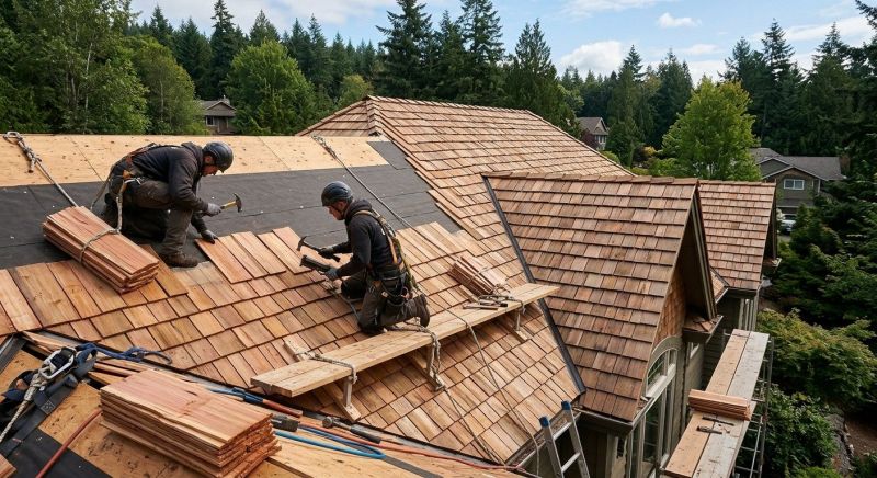 Wooden Roof Installation in Haymarket, VA