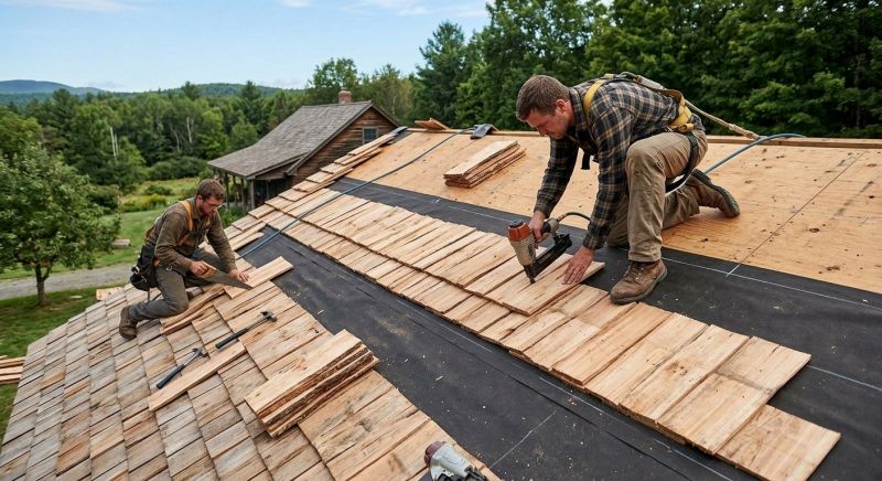 Wood Roofing Installation in Clifton, VA